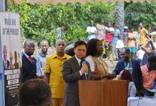 驻利比里亚大使尹承武出席利比里亚全国残疾人资源中心奠基仪式-中非友好经贸发展工作委员会