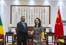 李岩大使会见联合国驻刚协调员迪亚罗-中非友好经贸发展工作委员会