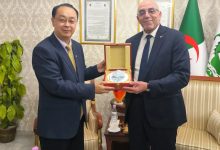 驻阿尔及利亚大使董广利会见阿争取和平社会运动党主席哈萨尼-中非友好经贸发展工作委员会