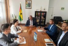 驻圣多美和普林西比大使会见圣普新任经济和财政国务部长关达佩-中非友好经贸发展工作委员会