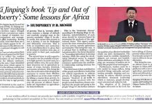 坦桑尼亚学者撰文高度评价习近平主席著作《摆脱贫困》(斯语版)-中非友好经贸发展工作委员会