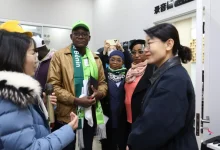 贝宁联合执政两党干部考察团一行访问淄博-中非友好经贸发展工作委员会