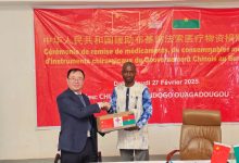 卢山大使出席援布基纳法索医疗物资捐赠仪式-中非友好经贸发展工作委员会