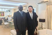 驻加蓬大使会见加外长奥南加-中非友好经贸发展工作委员会