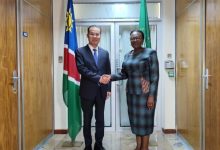 驻纳米比亚大使拜会纳国际关系与贸易部部长穆萨维伊-中非友好经贸发展工作委员会