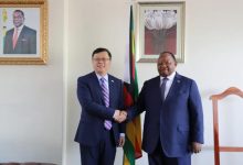 驻津巴布韦大使拜会津高等教育部长沙瓦​-中非友好经贸发展工作委员会