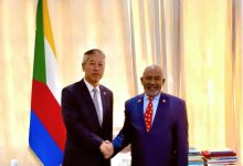 科摩罗总统阿扎利会见驻科摩罗大使-中非友好经贸发展工作委员会