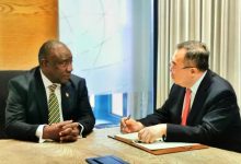 南非非国大主席、总统拉马福萨会见刘建超-中非友好经贸发展工作委员会