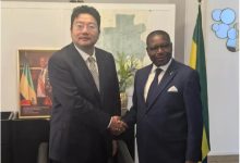 驻加蓬大使会见加蓬公共工程和建筑部长穆昆比-中非友好经贸发展工作委员会