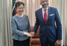 驻莫桑比克大使到任拜会莫议会第一副议长因若若-中非友好经贸发展工作委员会