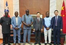 驻利比里亚大使会见利青体部长班加卢-中非友好经贸发展工作委员会