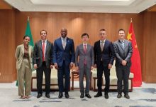 驻非盟使团团长会见非洲大陆自贸区秘书处秘书长梅内-中非友好经贸发展工作委员会