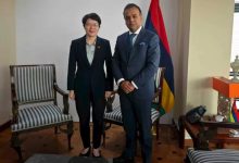 驻毛里求斯大使会见毛外长兰富尔-中非友好经贸发展工作委员会